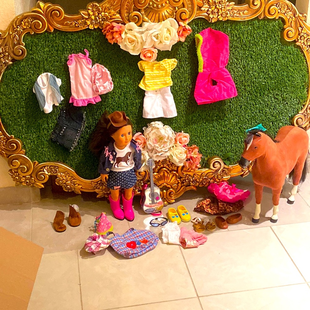 Doll and horse bundle
